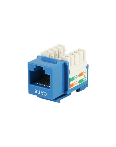 Jack RJ45 Categoria 6 Color Azul