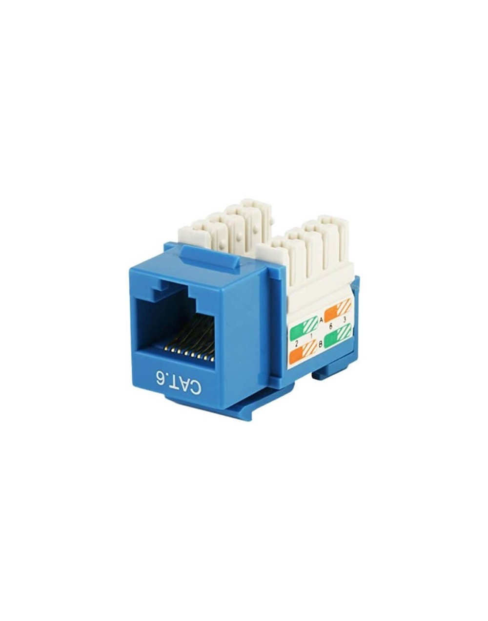 Jack RJ45 Categoria 6 Color Azul