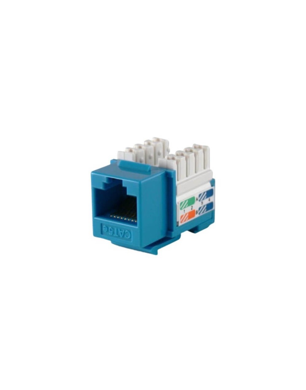 Jack RJ45 Categoria 5E Color Azul