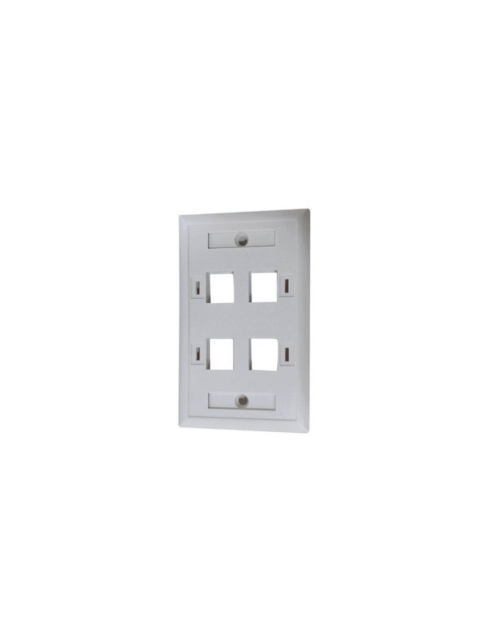 Face Plate RJ45 4 Puertos