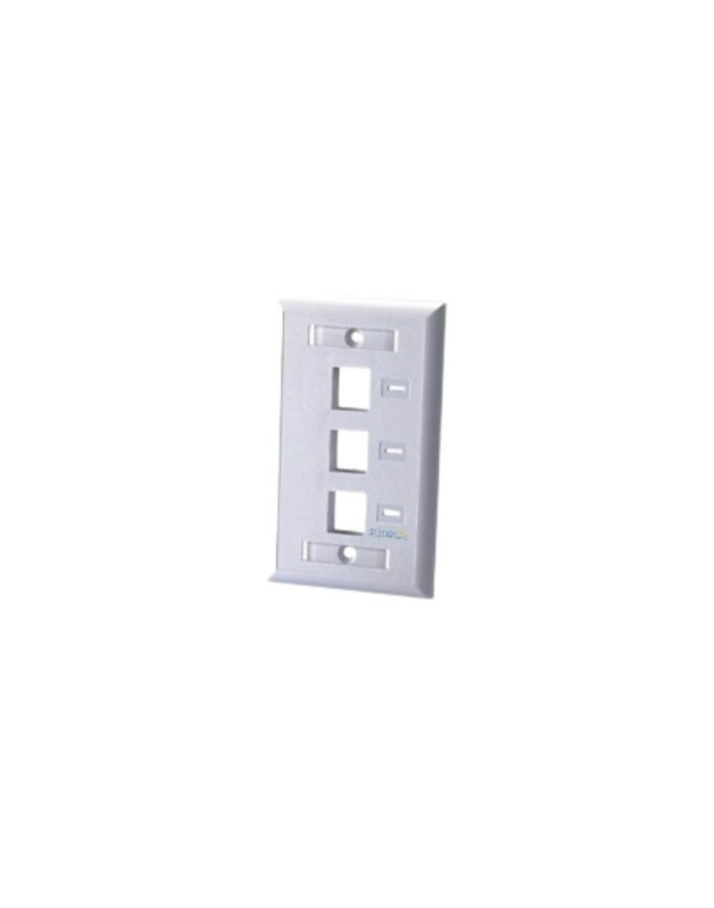 Face Plate RJ45 3 Puertos