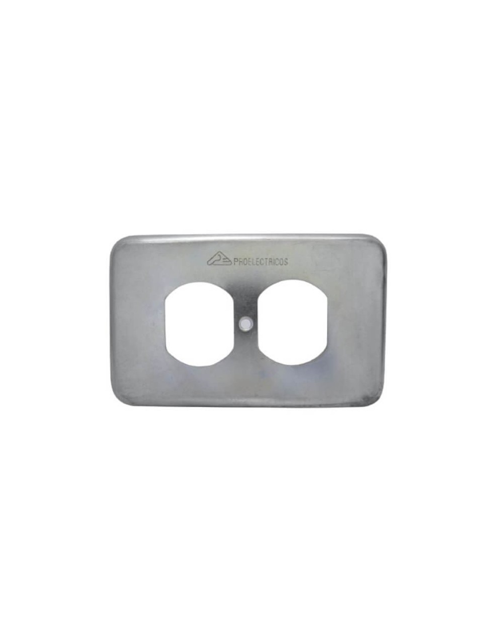 Tapa Toma Doble Leviton Galvanizada