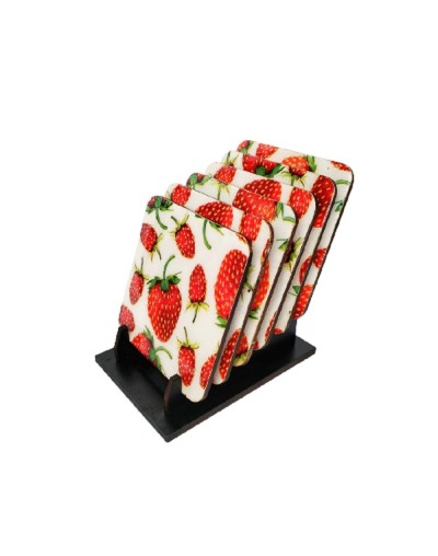Portavasos fresas
