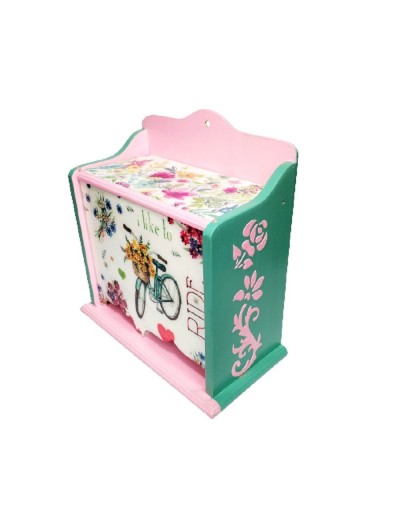 Dispensador bici en jardín