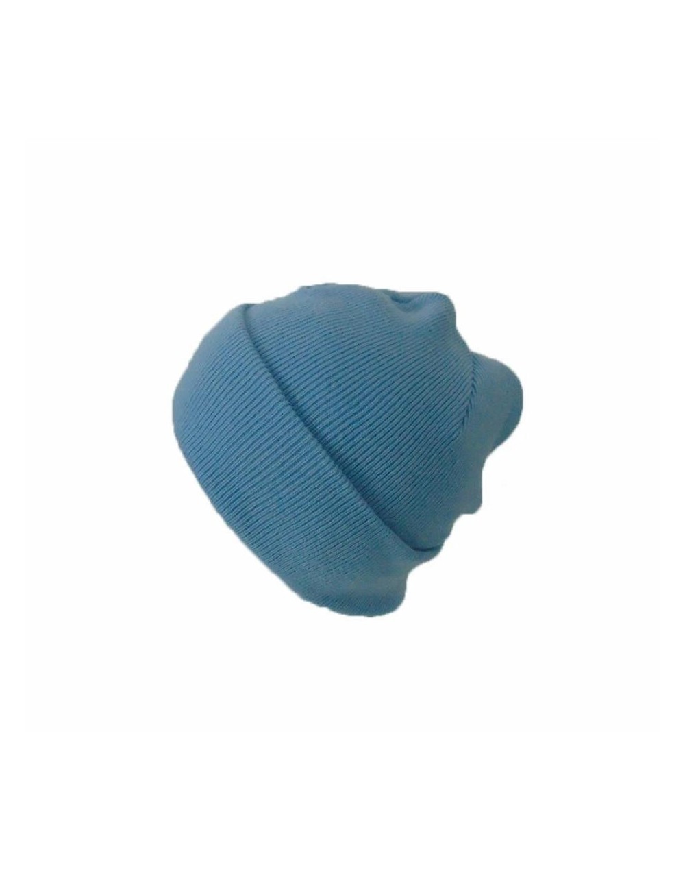 Gorro Invierno En Lana Gruesa Acanalado