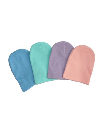 Gorro Invierno En Lana Gruesa Acanalado