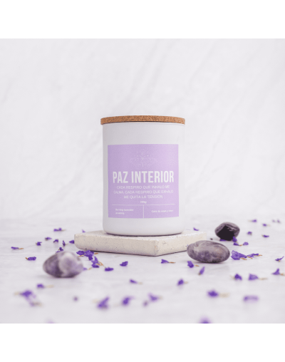 Vela aromática paz interior