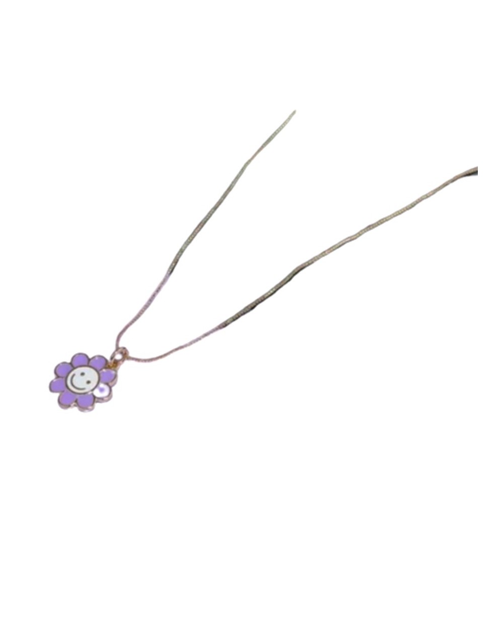 Cadena florecita morada