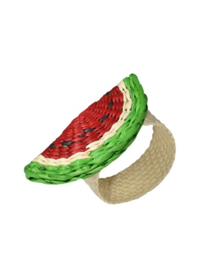 Servilleteros en forma de frutas (set de 4) hechos a mano, curados, lujosos.