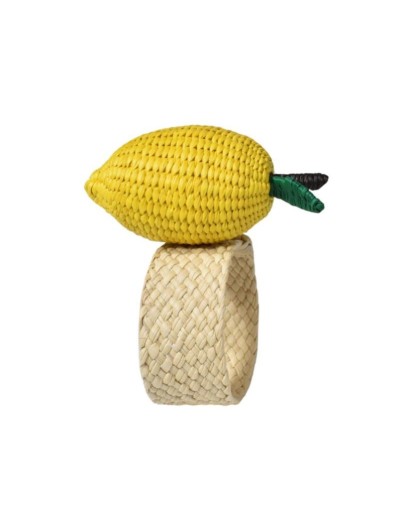 Servilleteros en forma de frutas (set de 4) hechos a mano, curados, lujosos.