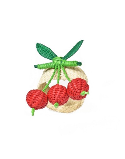 Servilleteros en forma de frutas (set de 4) hechos a mano, curados, lujosos.
