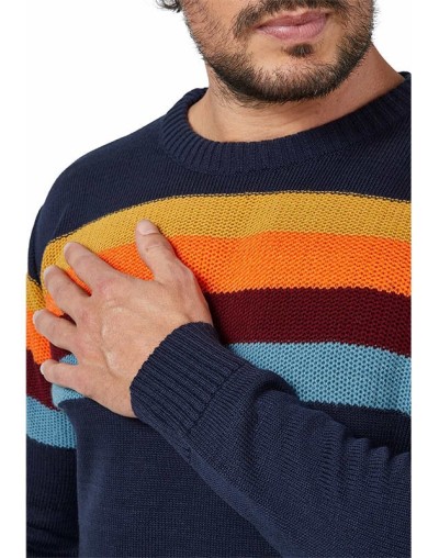 BUZO LADRILLO PECHO 4 COLORES SMALTO - GHC482