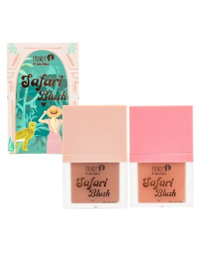 Kit Duo Rubor Liquido Safari Blush Trendy