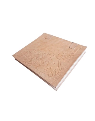 Libreta decorada en tala