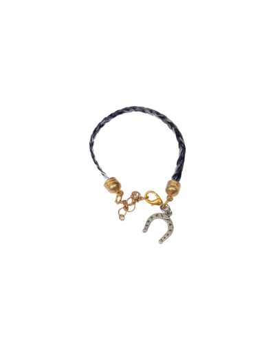 Pulseras en crin de caballo trenzadas