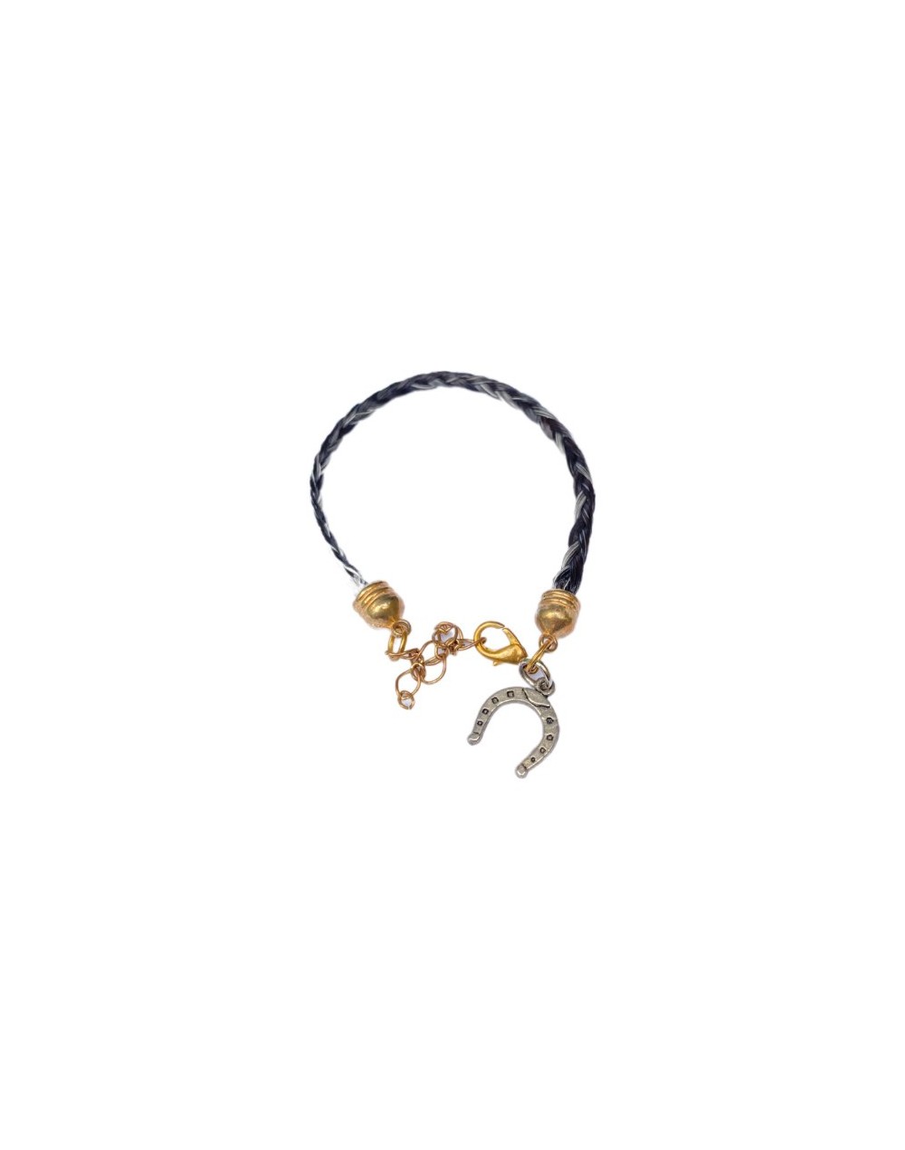 Pulseras en crin de caballo trenzadas