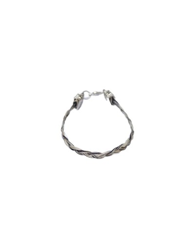 Pulseras en crin de caballo trenzadas