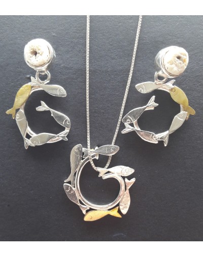 Aretes módulos peces