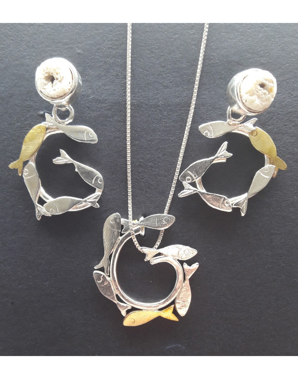 Aretes módulos peces