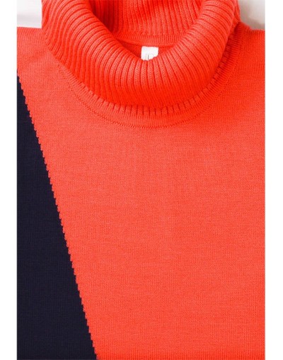 Saco intarsia diagonal cmc756