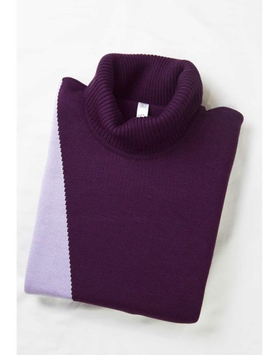 Saco intarsia diagonal cmc756