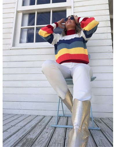 Saco cuello alto arcoiris cmc764