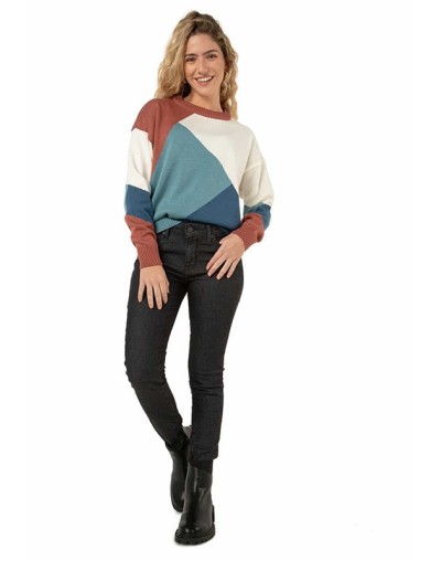 Buzo intarsia 4 colores