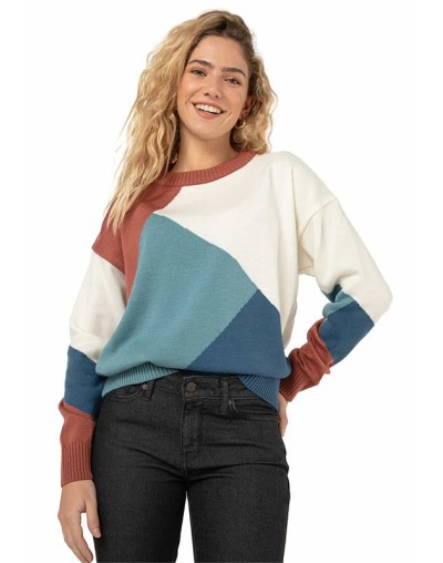 Buzo intarsia 4 colores