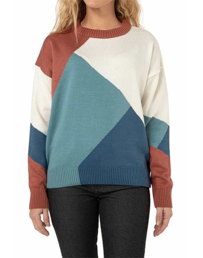 Buzo intarsia 4 colores