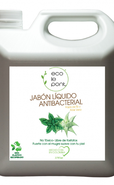 Jabón Líquido Antibacterial Hojas de Té y Aloe Vera 3785ml