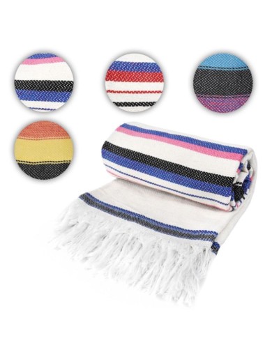 Poncho artesanal colores variados