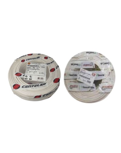 Cable Duplex SPT Blanco 2X16 AWG Homologado