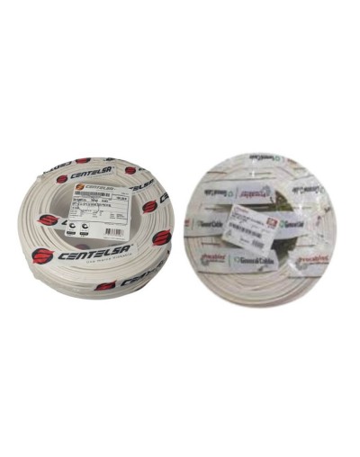 Cable Duplex SPT Blanco 2X14 AWG Homologado