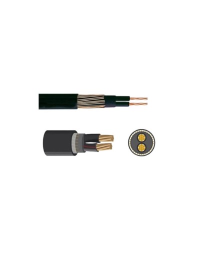 Cable Antifraude Bifasico 2X8+8 AWG