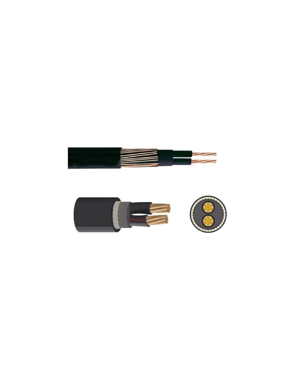 Cable Antifraude Bifasico 2X8+8 AWG