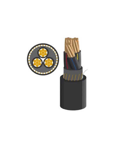 Cable Antifraude Trifasico 3X8+8 AWG