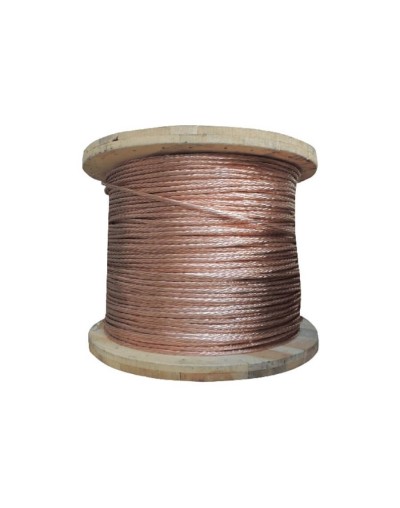 Cable cobre 7 hilos desnudo calibre 8 awg homologado