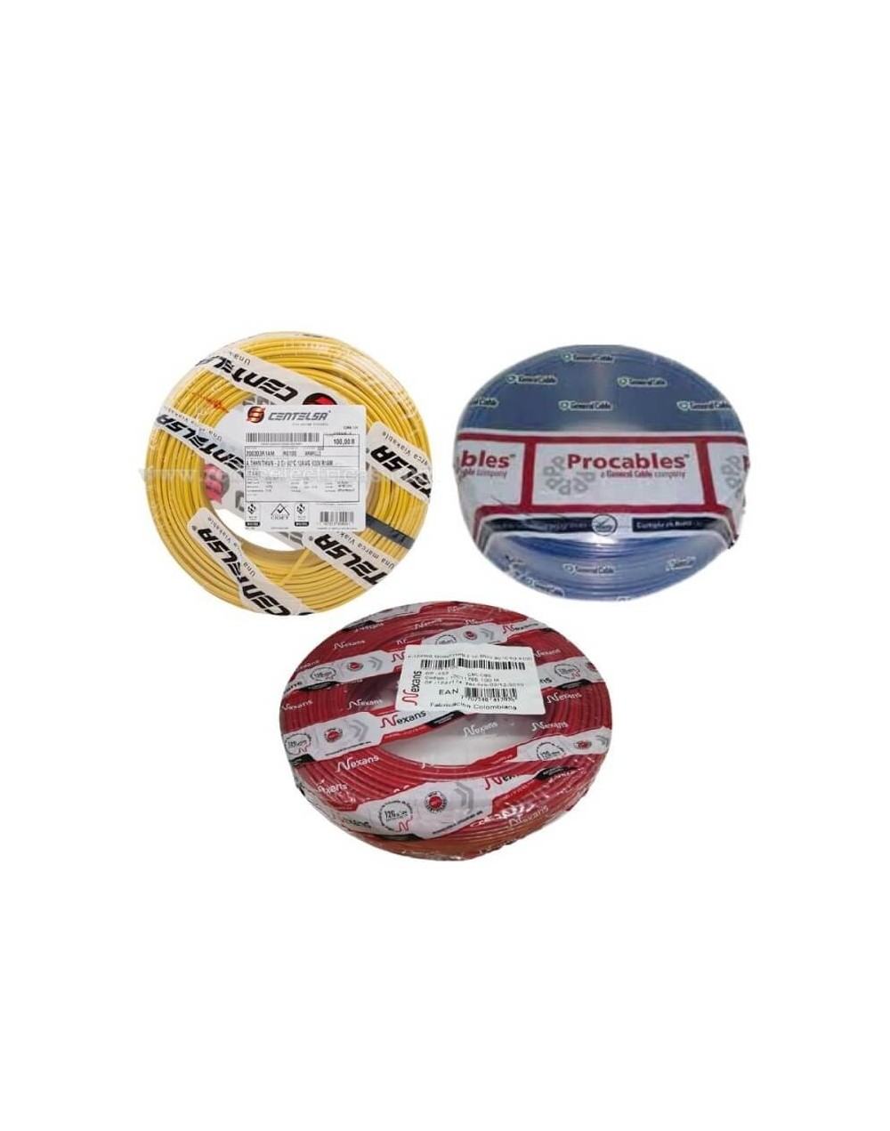 Alambre cobre aislado thhn calibre 10 awg homologado