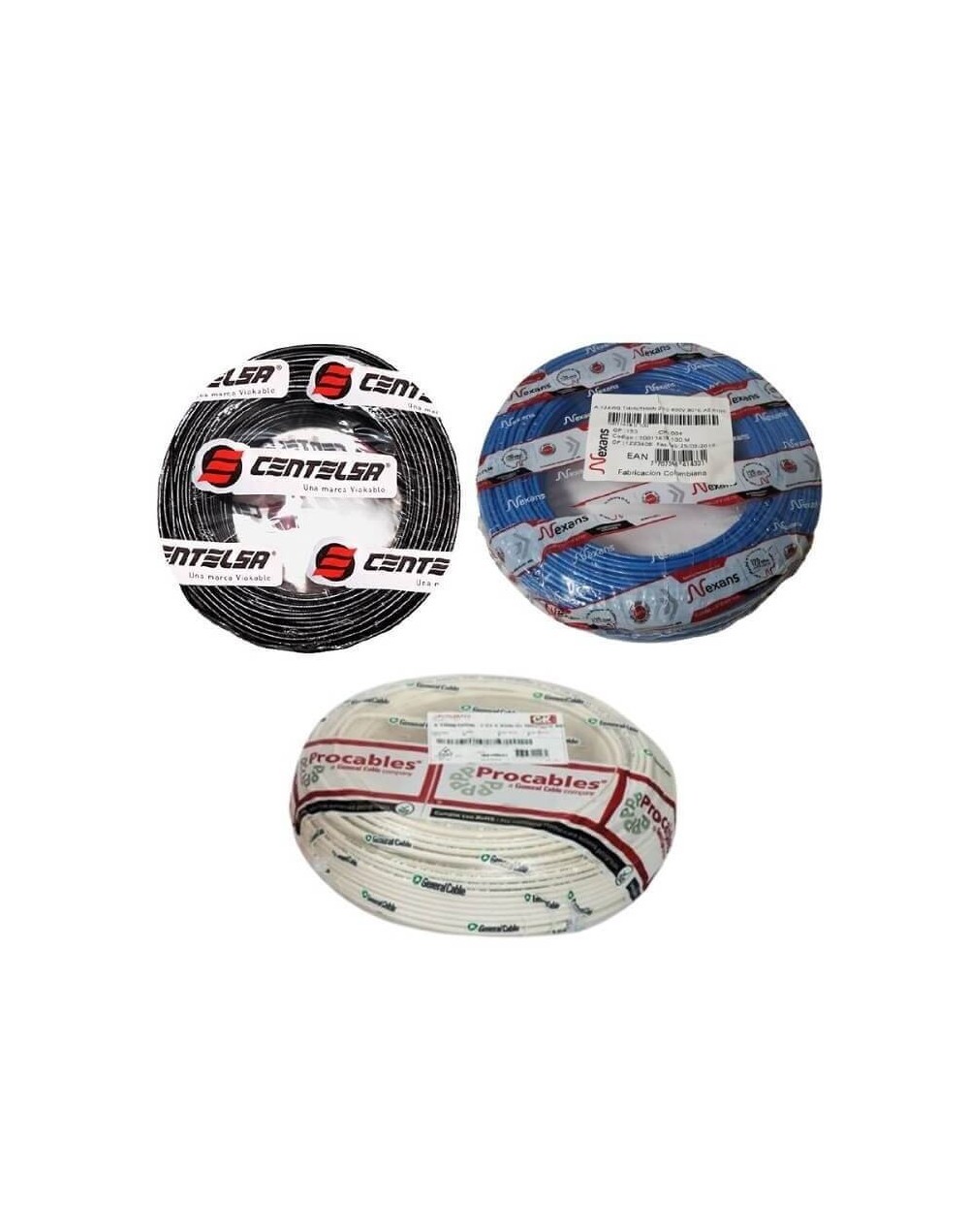 Alambre cobre aislado thhn calibre 12 awg homologado