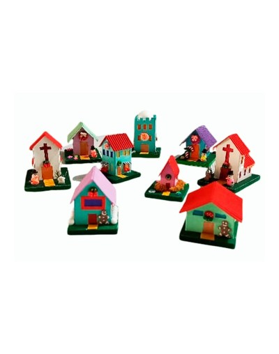 Casitas para pesebre