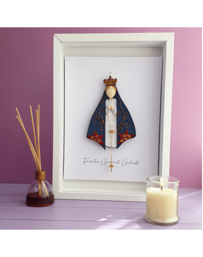 Cuadro decorativo religioso virgen de aparecida