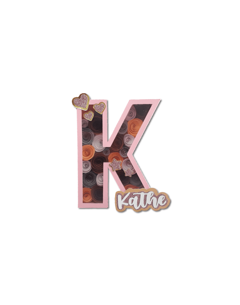 Letra 3d nombre personalizado