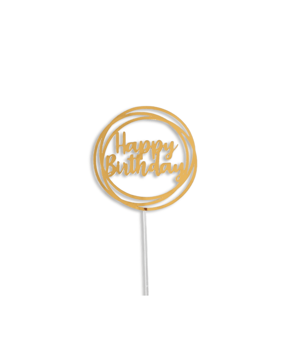 Cake topper "happy birthday"