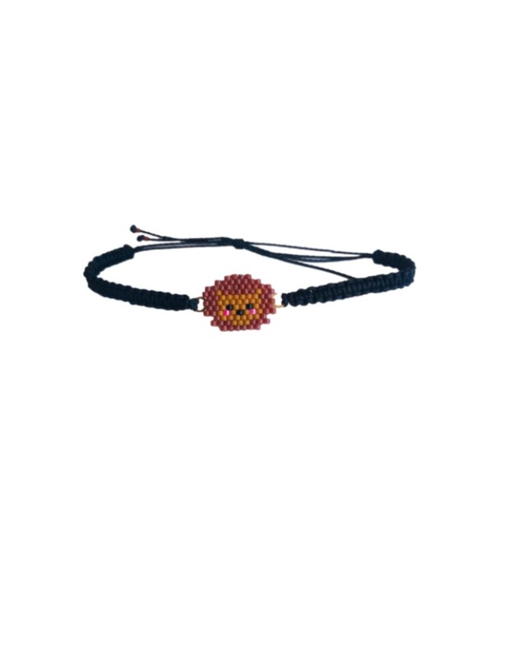 Pulsera en miyuki diseño leon