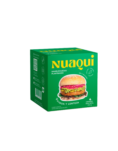 Hamburguesa Quinua con Lentejas