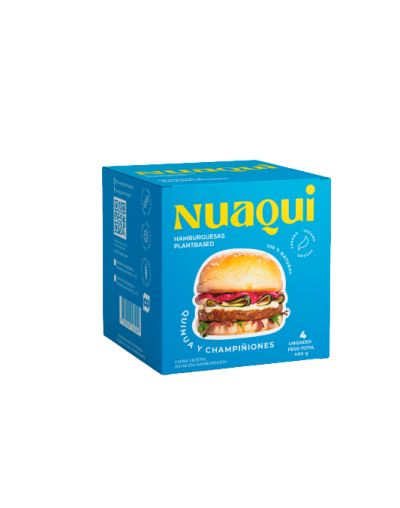 Hamburguesa Quinua con Champiñones