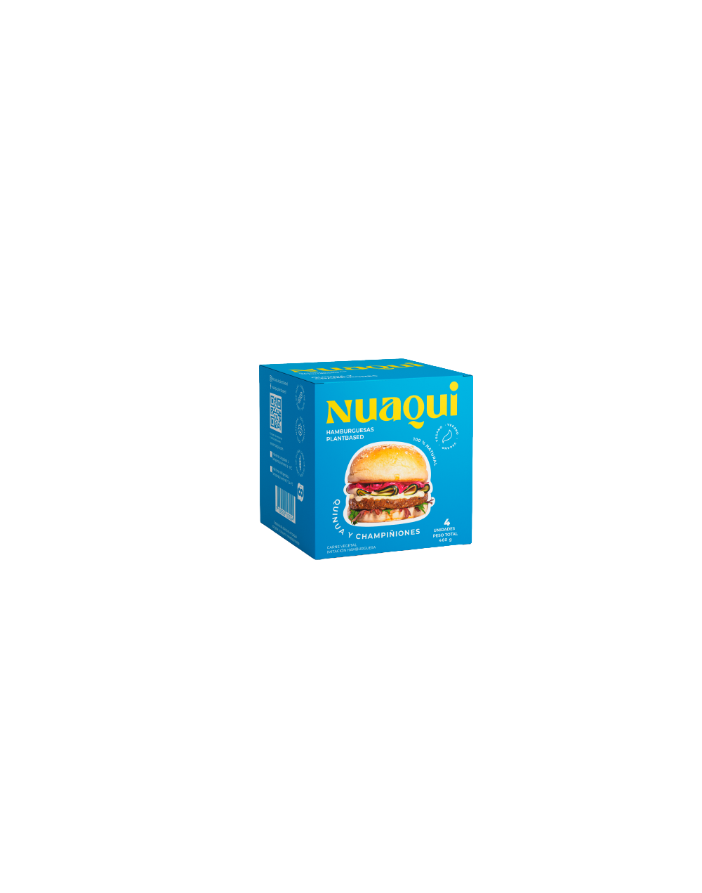 Hamburguesa Quinua con Champiñones
