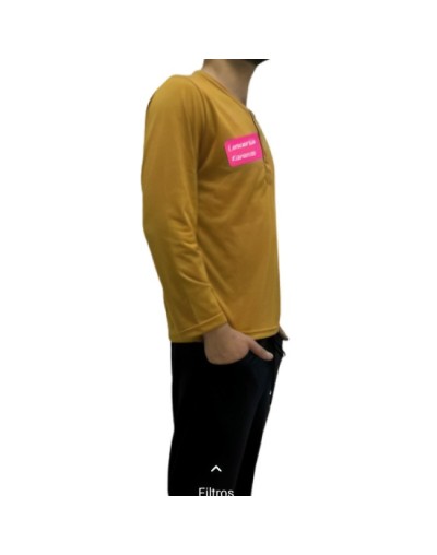 Pijama algodón gris  