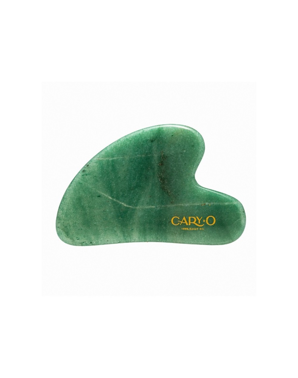 Gua sha cuarzo verde