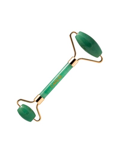 Rodillo facial cuarzo verde